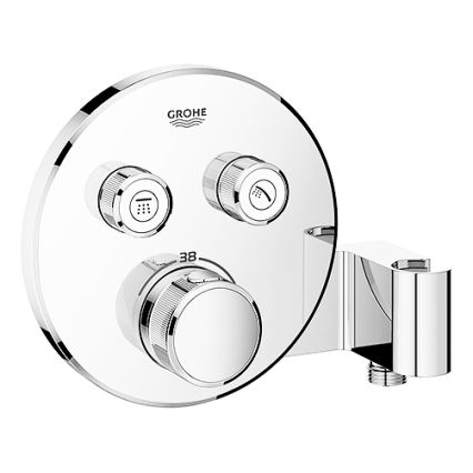 GROHE 29120000 - termostatiskais iebūvējamais dušas jaucējkrāns GROHTHERM SMARTCONTROL + hromēts turētājs