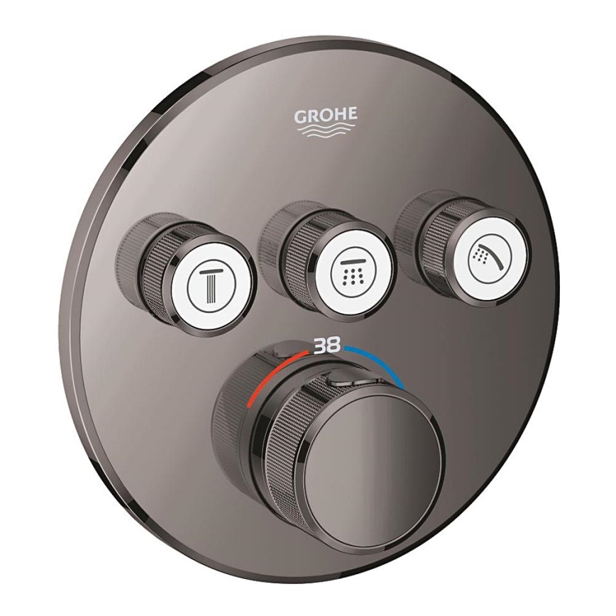 GROHE 29121A00 - Termostatiskais iebūvējamais dušas jaucējkrāns GROHTHERM SMARTCONTROL, grafīts