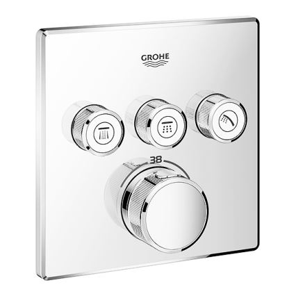 GROHE 29126000 - Termostatiskais jaucējkrāns GROHTHERM SMARTCONTROL pulēts hroms
