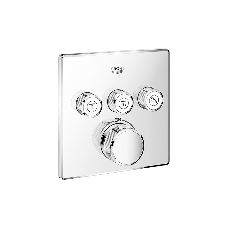 GROHE 29126000 - Termostatiskais jaucējkrāns GROHTHERM SMARTCONTROL pulēts hroms