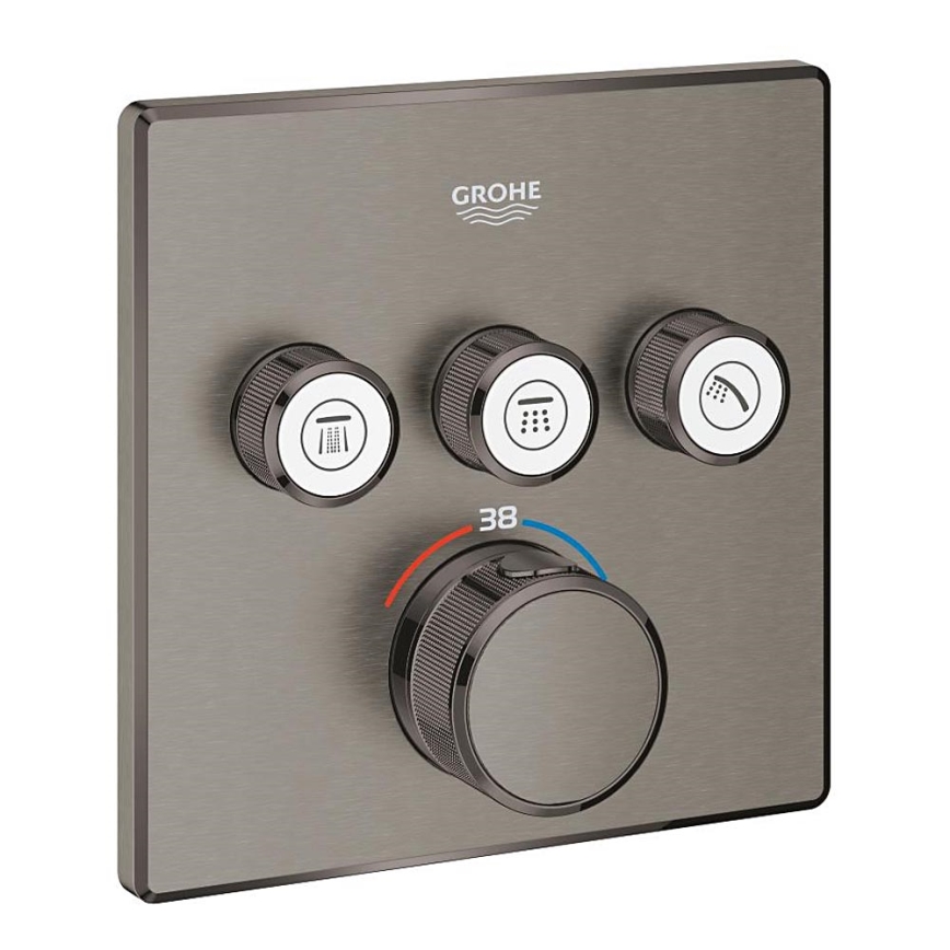 GROHE 29126AL0 - GROHTHERM SMARTCONTROL termostats, 158 × 158 mm, grafīta krāsa