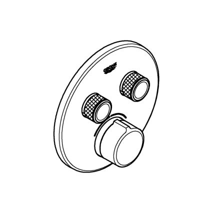GROHE 29145000 - Vāciņš iebūvējamam SMARTCONTROL jaucējkrānam, spīdīgs hroms