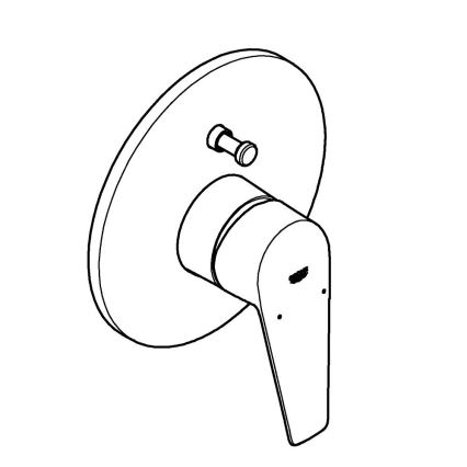 GROHE 29190001 - Vannas jaucējkrāns BAUEDGE DN 15 spīdīgs hroms