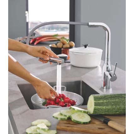 GROHE 30270000 - izlietnes jaucējkrāns ESSENCE 348 mm spīdīgs hroms