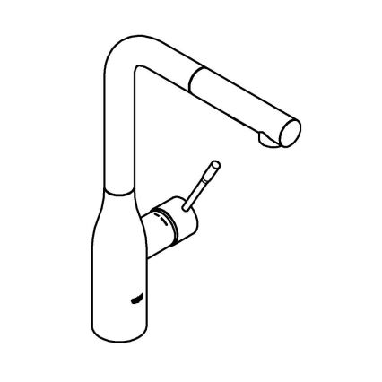 GROHE 30270AL0 - Izlietnes jaucējkrāns ESSENCE grafīts