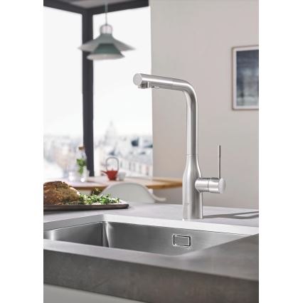 GROHE 30270DC0 - Izlietnes jaucējkrāns ESSENCE, nerūsējošā tērauda