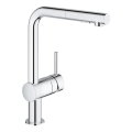 GROHE 30274000 - Virtuves izlietnes jaucējkrāns ar L-formas izteci, spīdīgs hroms