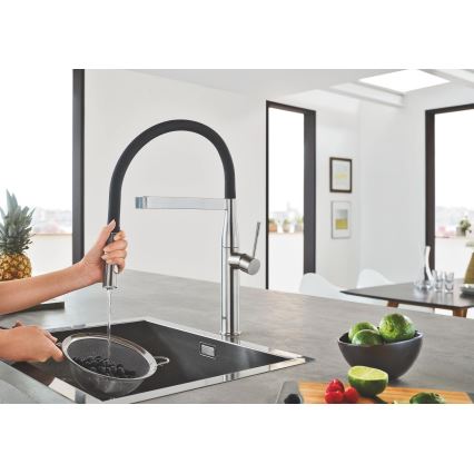 GROHE 30294DC0 - Izlietnes jaucējkrāns ESSENCE, nerūsējošā tērauda