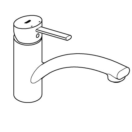 GROHE 30358000 - Izlietnes jaucējkrāns SWIFT 227 mm spīdīgs hroms