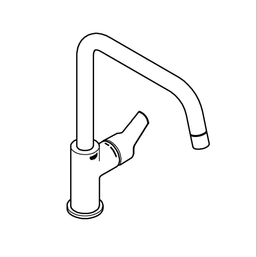GROHE 30470DC0 - Izlietnes jaucējkrāns START 310 mm nerūsējošā tērauda