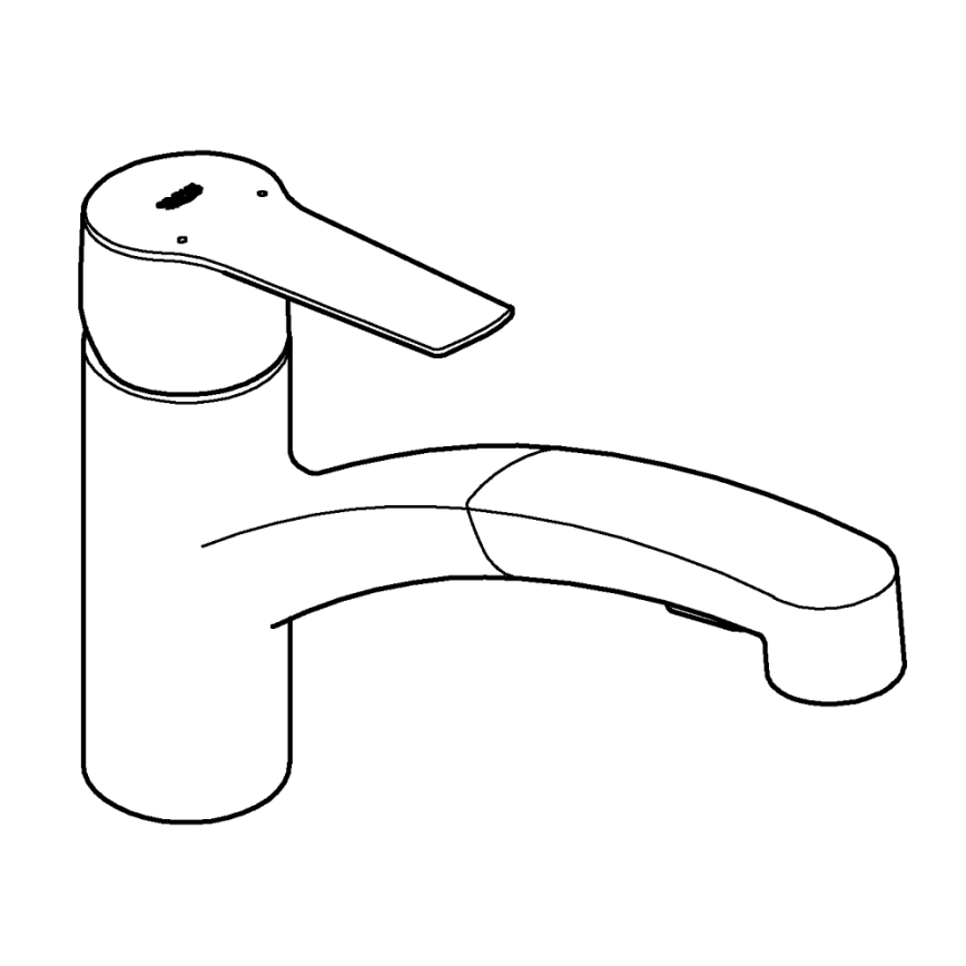 GROHE 30531001 - Izlietnes jaucējkrāns START 227 mm, spīdīgs hroms