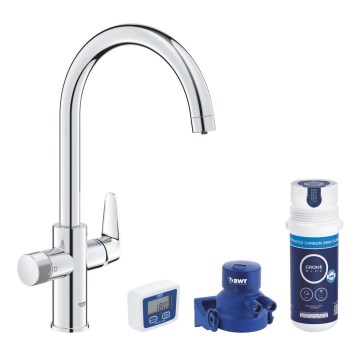 GROHE 30593000 - Izlietnes jaucējkrāns BLUE PURE C-veida izteka spīdīgs hroms