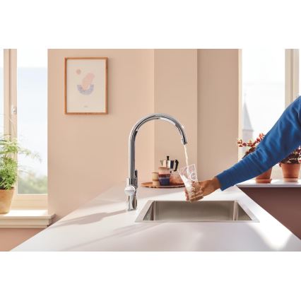 GROHE 30593000 - Izlietnes jaucējkrāns BLUE PURE C-veida izteka spīdīgs hroms