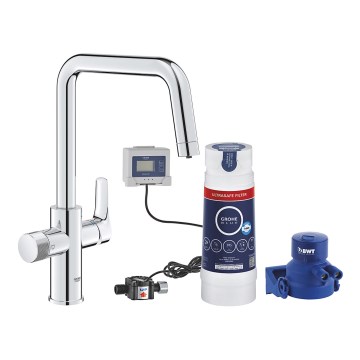 GROHE 30594000 - Izlietnes jaucējkrāns BLUE PURE Start ar Ultrasafe filtra funkciju, hroma apdare