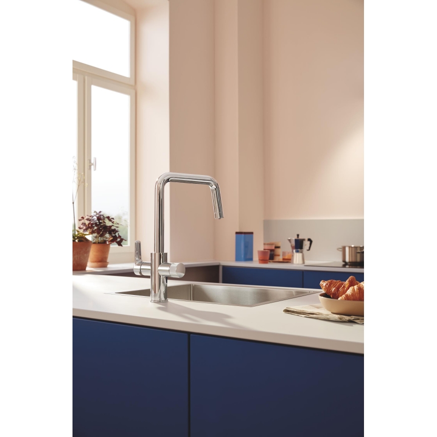 GROHE 30595000 - Virtuves jaucējkrāns BLUE PURE Start 366 mm spīdīgs hroms