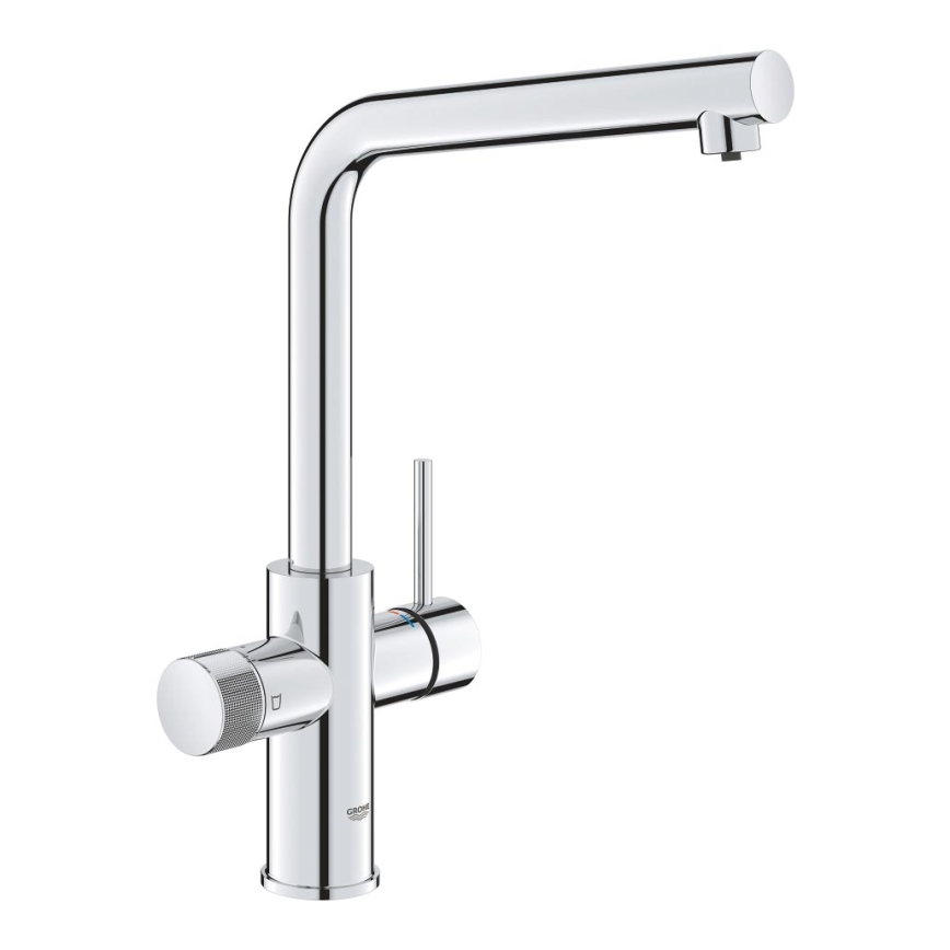 GROHE 30600000 - Virtuves jaucējkrāns BLUE PURE ar L-formas izplūdi, spīdīgs hroms