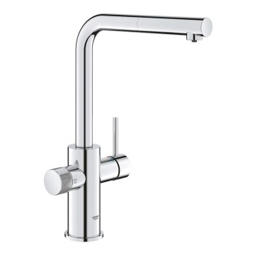 GROHE 30601000 - Izlietnes jaucējkrāns BLUE PURE A ar izvelkamu izsmidzinātāju, spīdīgs hroms