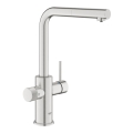 GROHE 30601DC0 - BLUE PURE izlietnes jaucējkrāns ar izvelkamu uzgali, nerūsējošais tērauds