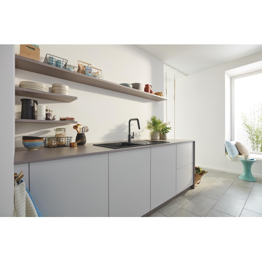 GROHE 306312430 - Izlietnes jaucējkrāns QUICKFIX START, 362 mm, melns