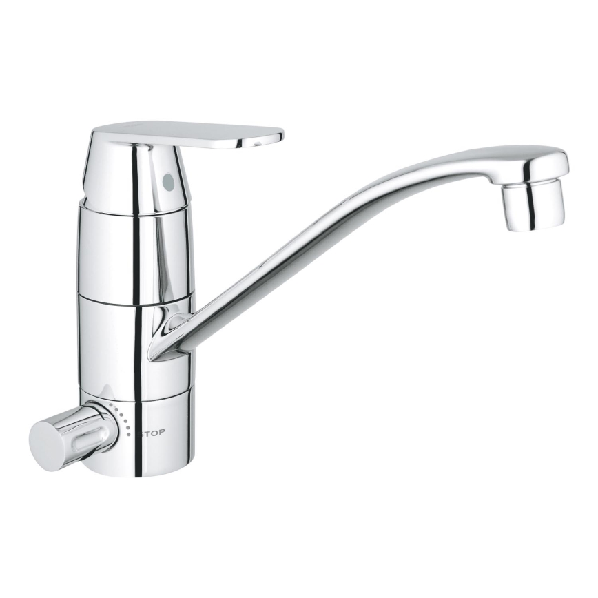 GROHE 31161000 - Virtuves izlietnes jaucējkrāns EUROSMART COSMOPOLITAN 140° spīdīgs hroms