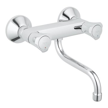GROHE 31187001 - sienas uzstādāms izlietnes jaucējkrāns COSTA L 200 mm, spīdīgs hroms