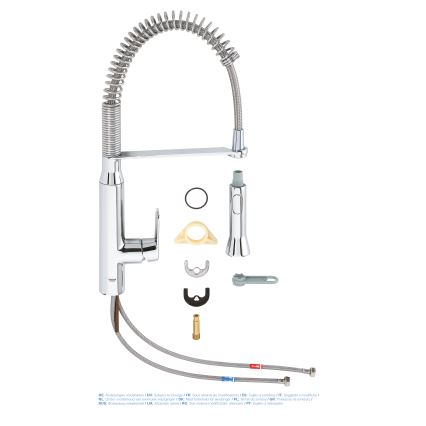 GROHE 31379000 - Izlietnes jaucējkrāns K7 G12” ar spīdīgu hroma apdari
