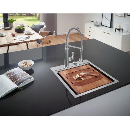 GROHE 31379DC0 - Izlietnes jaucējkrāns K7 no nerūsējošā tērauda