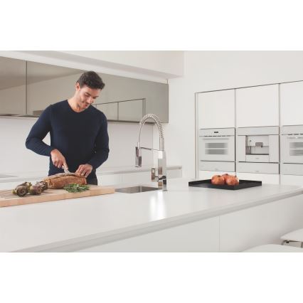 GROHE 31395000 - Virtuves jaucējkrāns EUROCUBE 547 mm spīdīgs hroms