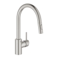 GROHE 31483DC2 - CONCETTO nerūsējošā tērauda izlietnes jaucējkrāns