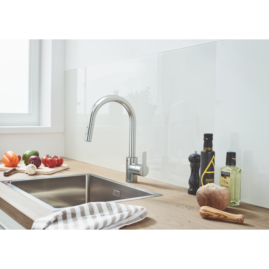 GROHE 31486DC1 - izlietnes jaucējkrāns FEEL no nerūsējošā tērauda