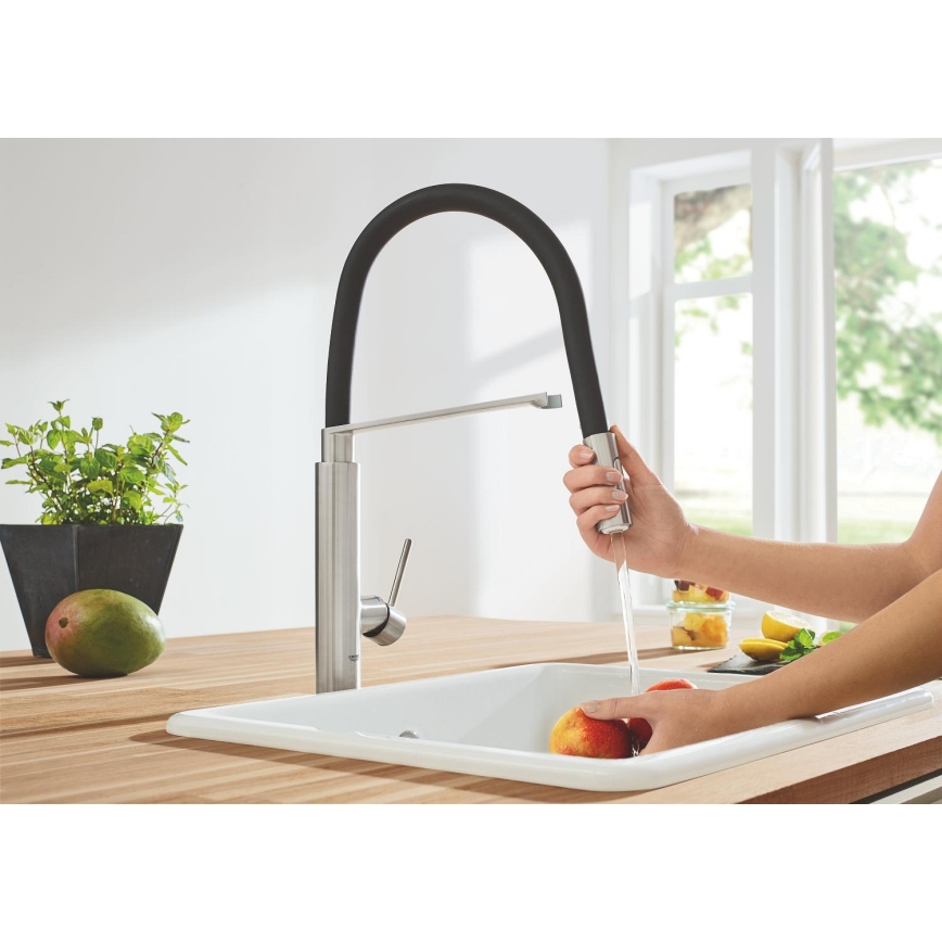 GROHE 31491DC0 - Izlietnes jaucējkrāns CONCETTO DN 15, nerūsējošais tērauds