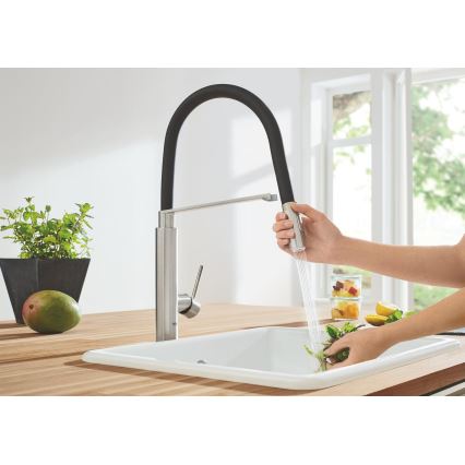 GROHE 31491DC0 - Izlietnes jaucējkrāns CONCETTO DN 15, nerūsējošais tērauds