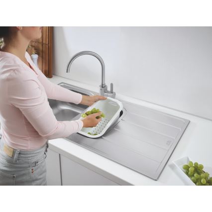 GROHE 31564SD1 - K200 izlietne 965 × 500 mm, nerūsējošā tērauda