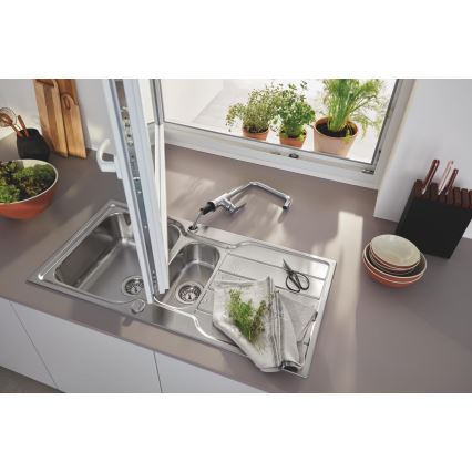 GROHE 31572SD1 - Izlietne K500 1000 × 500 mm, nerūsējošais tērauds