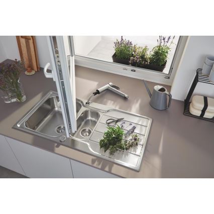 GROHE 31572SD1 - Izlietne K500 1000 × 500 mm, nerūsējošais tērauds