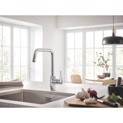 GROHE 31574SD1 - K700U virtuves izlietne, 550 x 450 mm, nerūsējošā tērauda