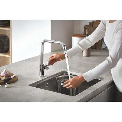 GROHE 31574SD1 - Virtuves izlietne K700U 550 x 450 mm nerūsējošā tērauda