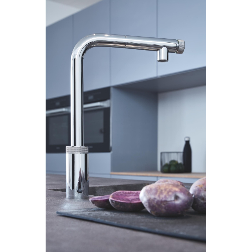 GROHE 31613000 - Virtuves izlietnes jaucējkrāns A SmartControl, 314 mm, spīdīgs hroms
