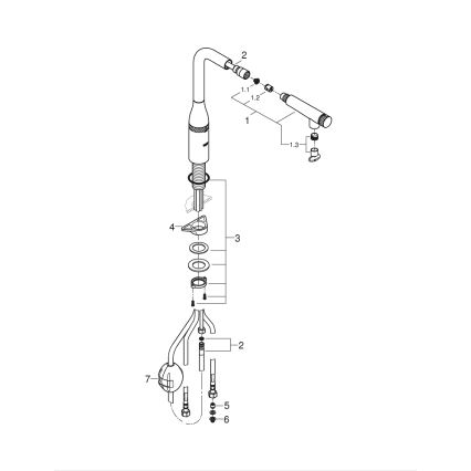 GROHE 31615000 - Izlietnes jaucējkrāns ESSENCE SMARTCONTROL, 366 mm, spīdīgs hroms