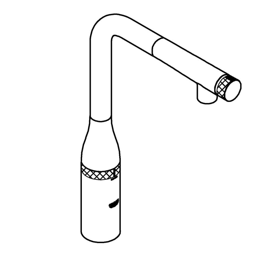 GROHE 31615000 - Izlietnes jaucējkrāns ESSENCE SMARTCONTROL, 366 mm, spīdīgs hroms