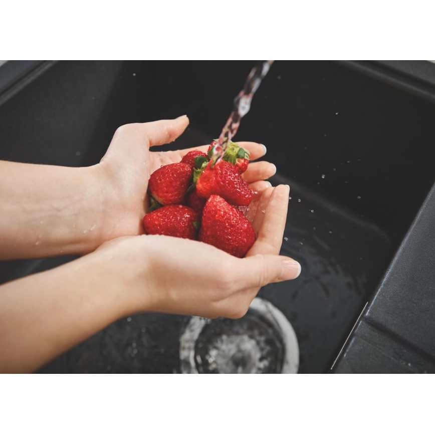 GROHE 31639AP0 - Kompozīta izlietne K400 780 × 500 mm melna