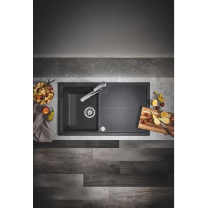 GROHE 31640AP0 - Kompozīta izlietne K400 860 × 500 mm melna