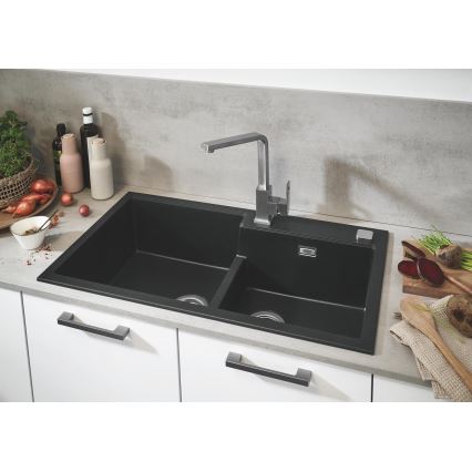 GROHE 31649AP0 - Kompozīta izlietne K500 860 × 500 mm melna