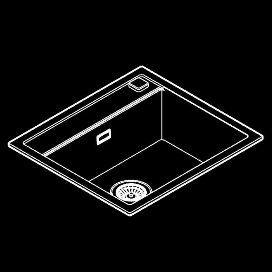 GROHE 31651AP0 - Virtuves izlietne K700 560 × 510 mm granīta/melna