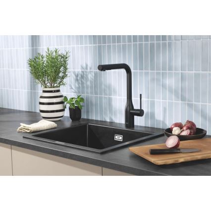 GROHE 31651AP0 - Virtuves izlietne K700 560 × 510 mm granīta/melna