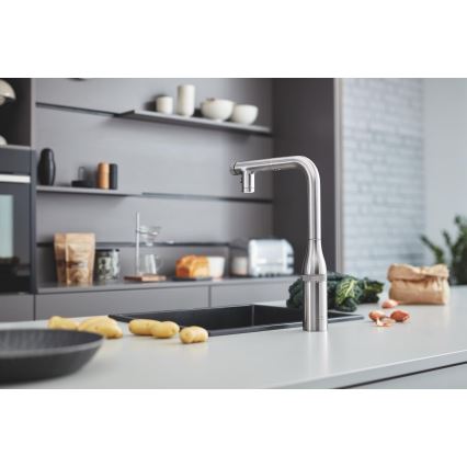 GROHE 31653AP0 - Kompozīta izlietne K700U 457 × 406 mm melna