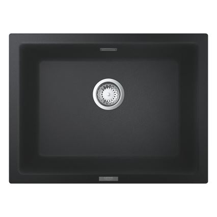 GROHE 31655AP0 - Izlietne K700U 610 × 460 mm melns akmens/melns