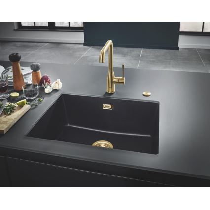GROHE 31655AP0 - Kompozīta izlietne K700U 610 × 460 mm melna