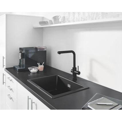 GROHE 31655AP0 - Kompozīta izlietne K700U 610 × 460 mm melna