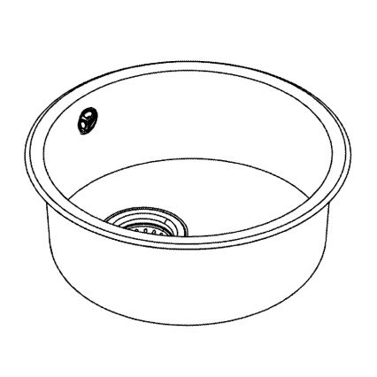 GROHE 31720SD0 - Izlietne K200 440 x 440 x 180 nerūsējošais tērauds